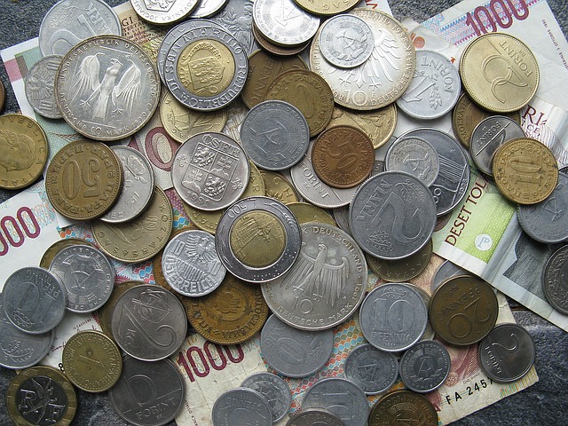 drobné evropské mince